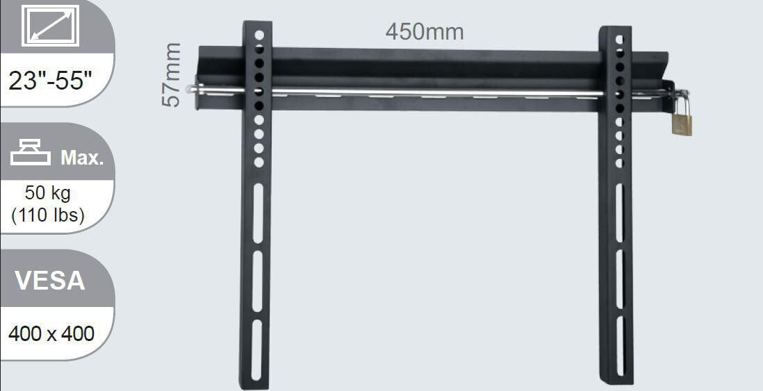 Vivolink VLMW2355 TV mount/stand 139.7 cm (55") Black