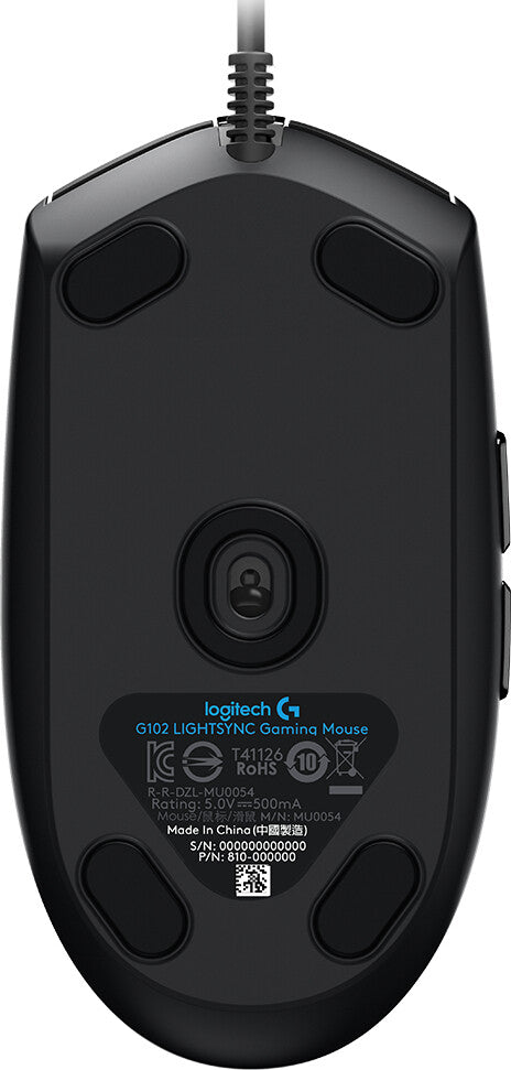 Logitech G G102 Gaming Mouse mus Spil USB Type-A 8000 dpi
