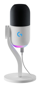 Logitech G Yeti GX Sort, Hvid Bordmikrofon