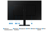 Samsung S60D computer monitor 81.3 cm (32") 2560 x 1440 pixels Quad HD LCD Black