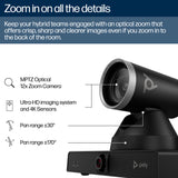Poly Studio E60 Smart Camera 4K MPTZ with 12x Optical Zoom