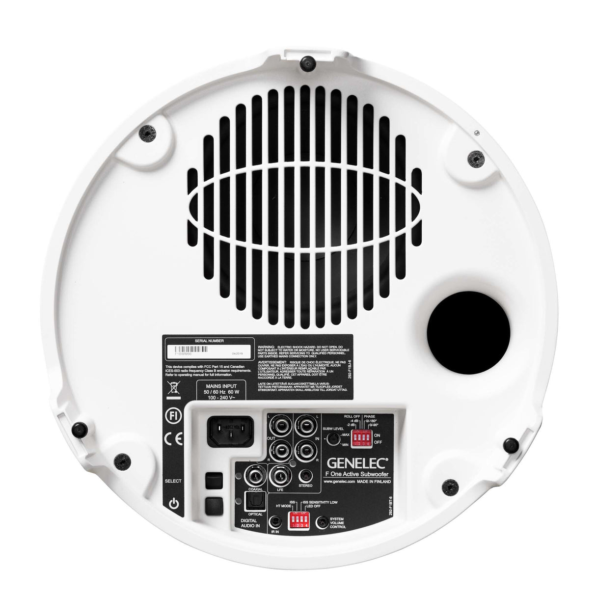 Genelec F One Active White Active subwoofer 40 W