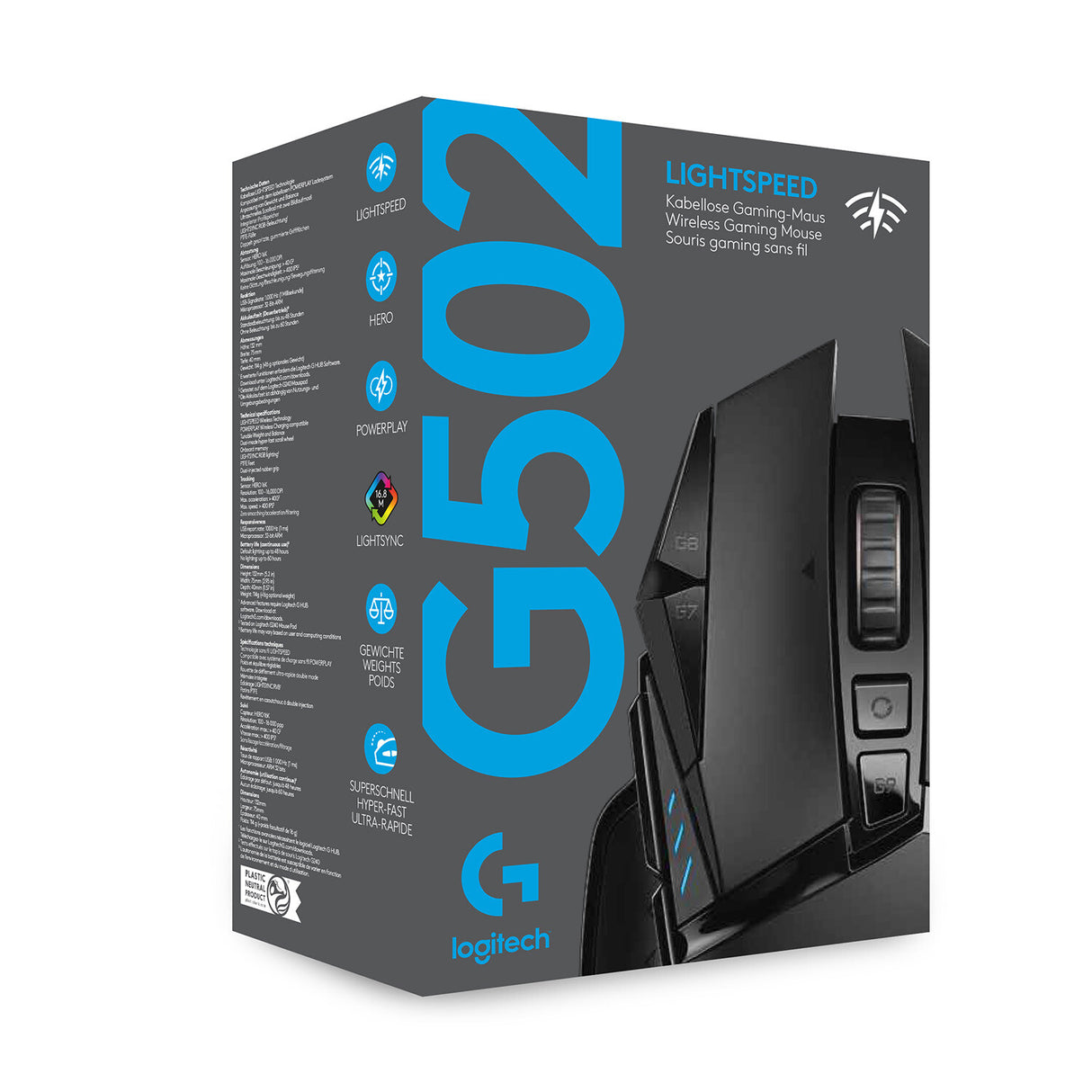 Logitech G G502 LIGHTSPEED Wireless Gaming Mouse