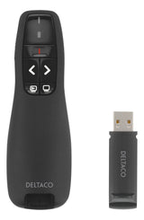 Deltaco WP-001 wireless presenter RF Black