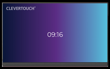 Clevertouch 220”, 2.54mm CleverWall LED Bundle, inc wall frame mount