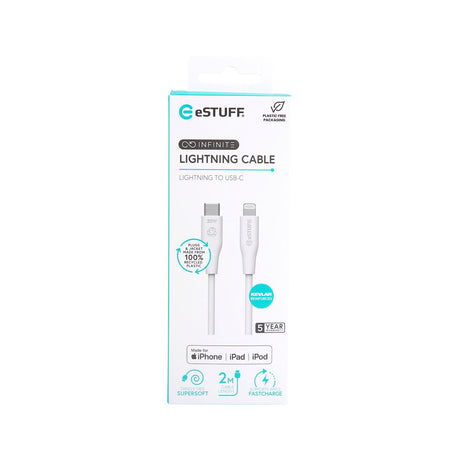 eSTUFF ES602270 lightning cable 3 m White