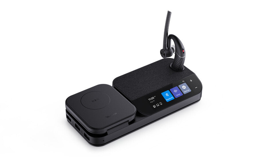 Yealink BH71-WORKSTATION Trådløs I ørerne Kontor/Callcenter Bluetooth Opladningsstativ Sort