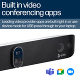Poly Studio X72 All-In-One Video Bar with TC10 Controller Kit