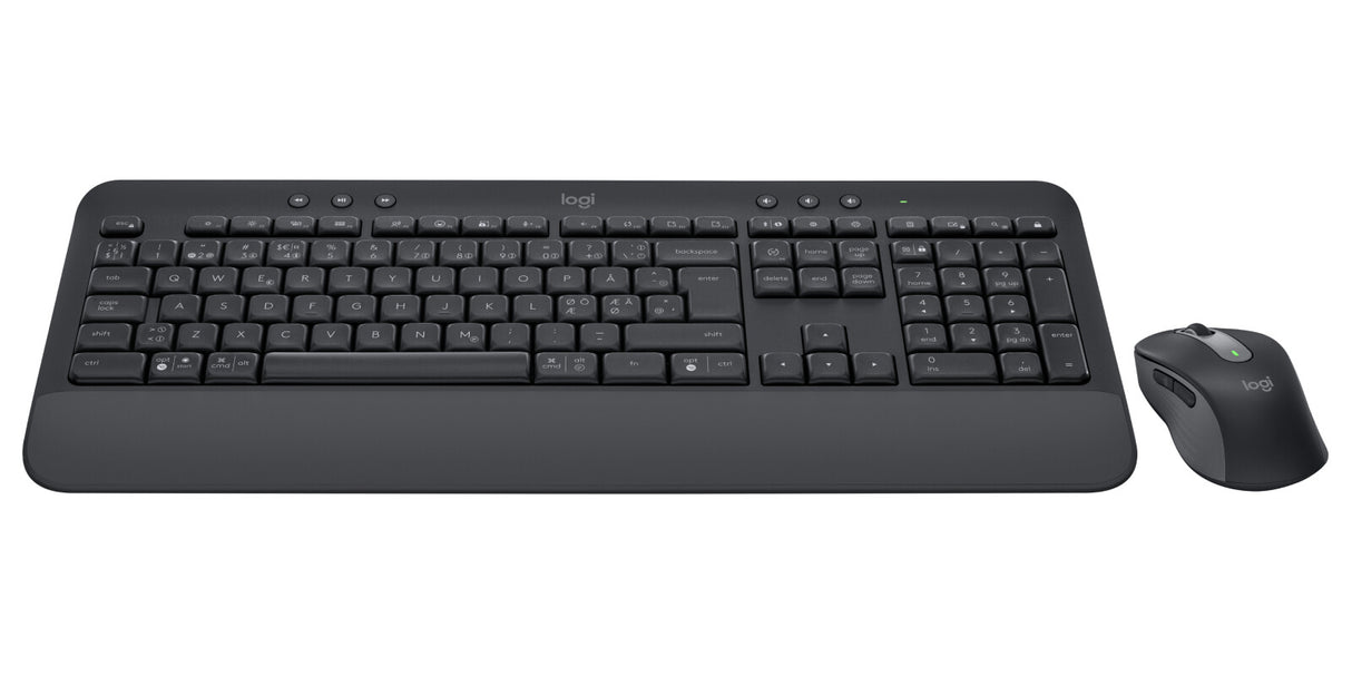 Logitech 920-011010 tastatur Mus inkluderet Kontor Bluetooth QWERTY Nordisk Grafit