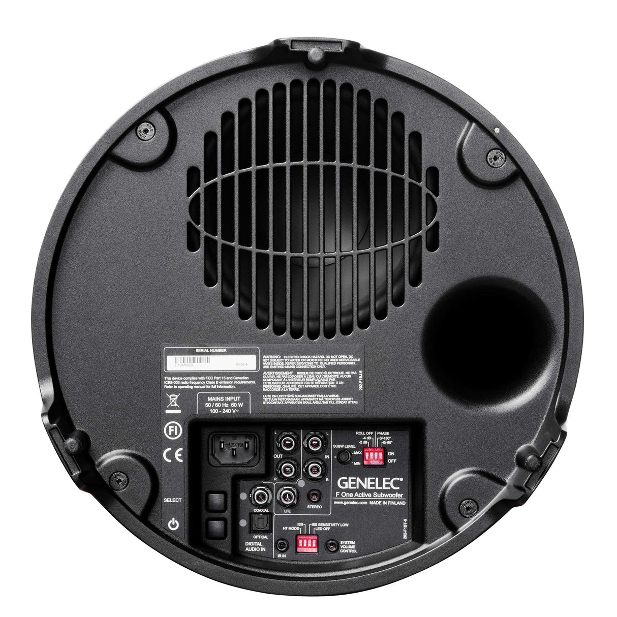 Genelec F One Active Sort Aktiv subwoofer 40 W