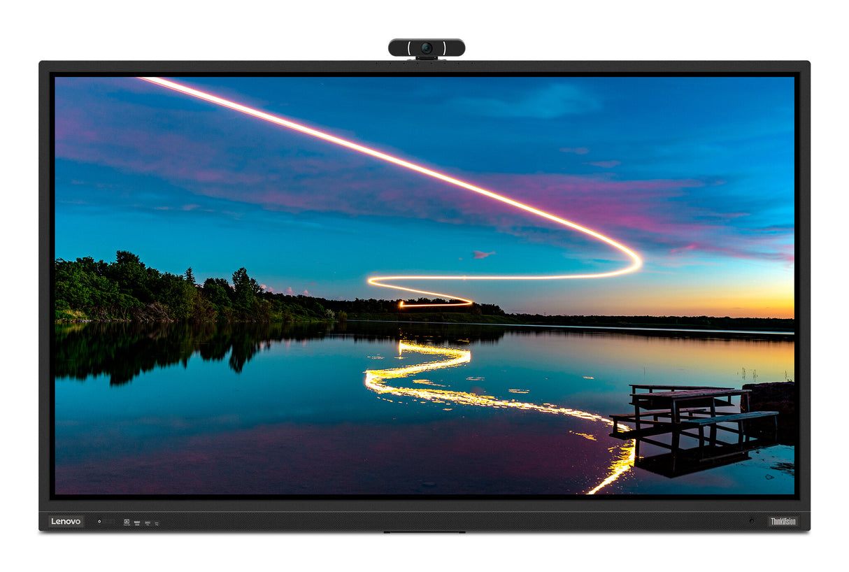 Lenovo ThinkVision T86 computer monitor 2.18 m (86") 3840 x 2160 pixels 4K Ultra HD LED Touchscreen Black