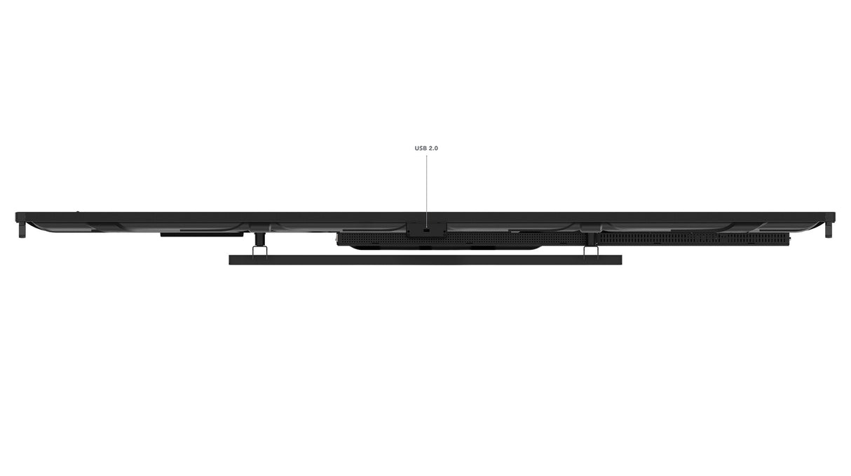 Lenovo ThinkVision T86 computer monitor 2.18 m (86") 3840 x 2160 pixels 4K Ultra HD LED Touchscreen Black