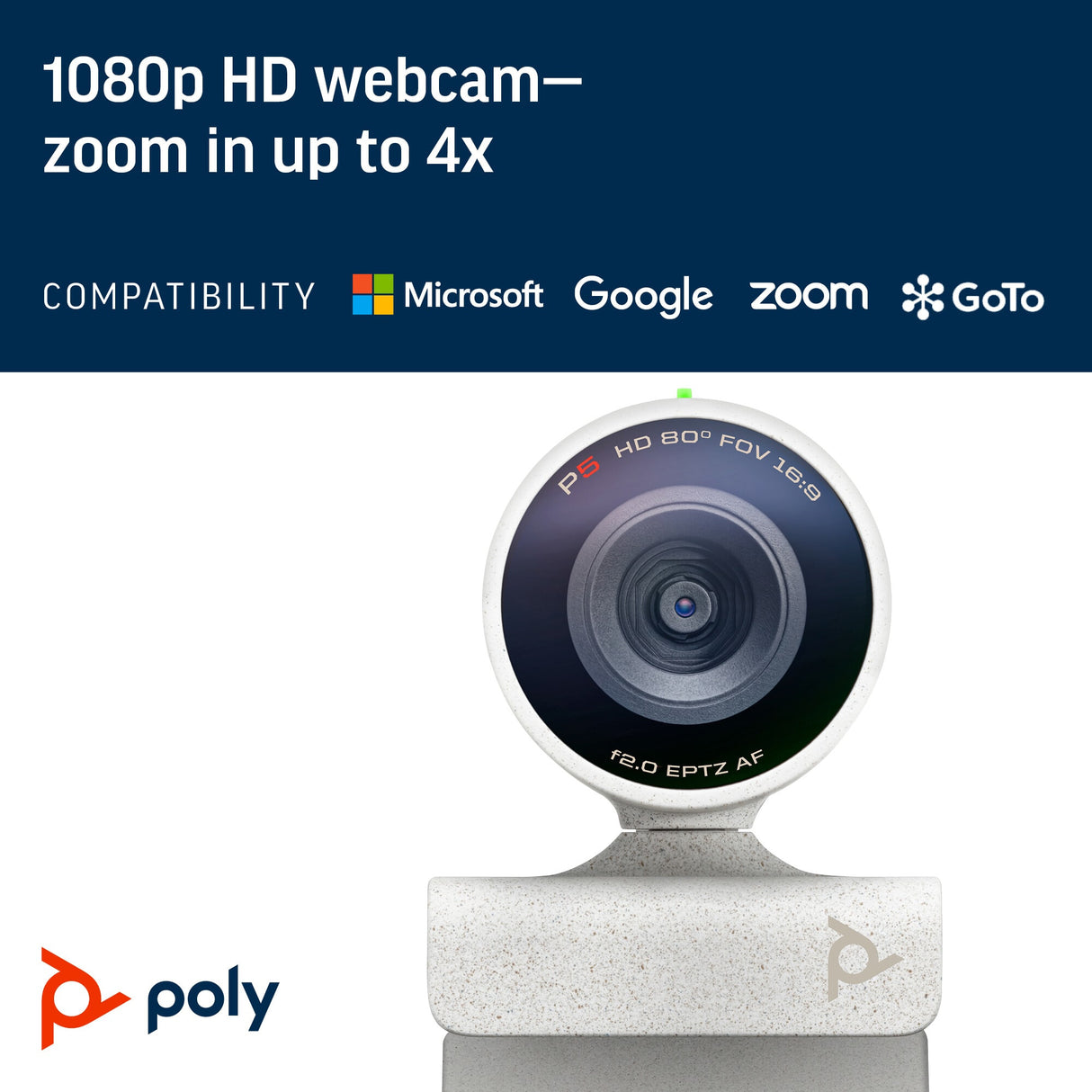 Poly Studio P5 USB-A Webcam TAA