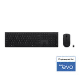 Lenovo 4X31K03940 keyboard Mouse included RF Wireless + Bluetooth Danish Black