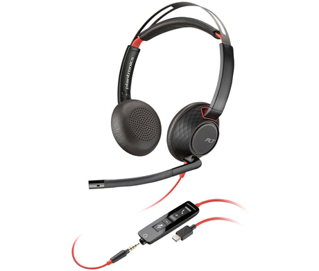 Poly Blackwire C5220 USB-C Headset +Inline Cable (Bulk)