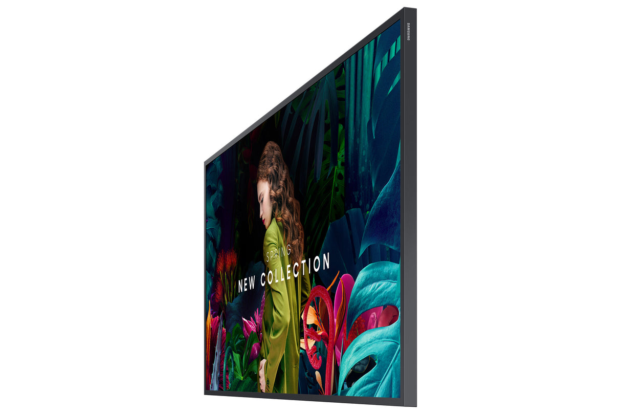 Samsung QB43C-N Digital signage flat panel 109.2 cm (43") LED 350 cd/m² 4K Ultra HD Black Built-in processor Tizen 7.0 16/7