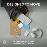 Logitech 910-007013 mouse Travel Ambidextrous RF Wireless + Bluetooth Optical 4000 DPI