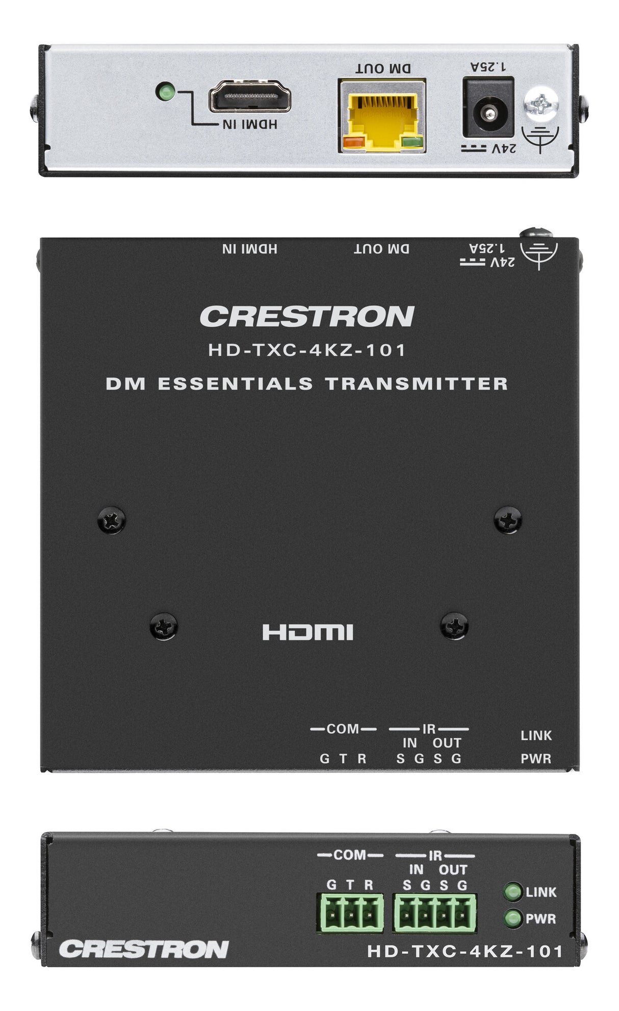 Crestron HD-TXC-4KZ-101 AV extender AV receiver White