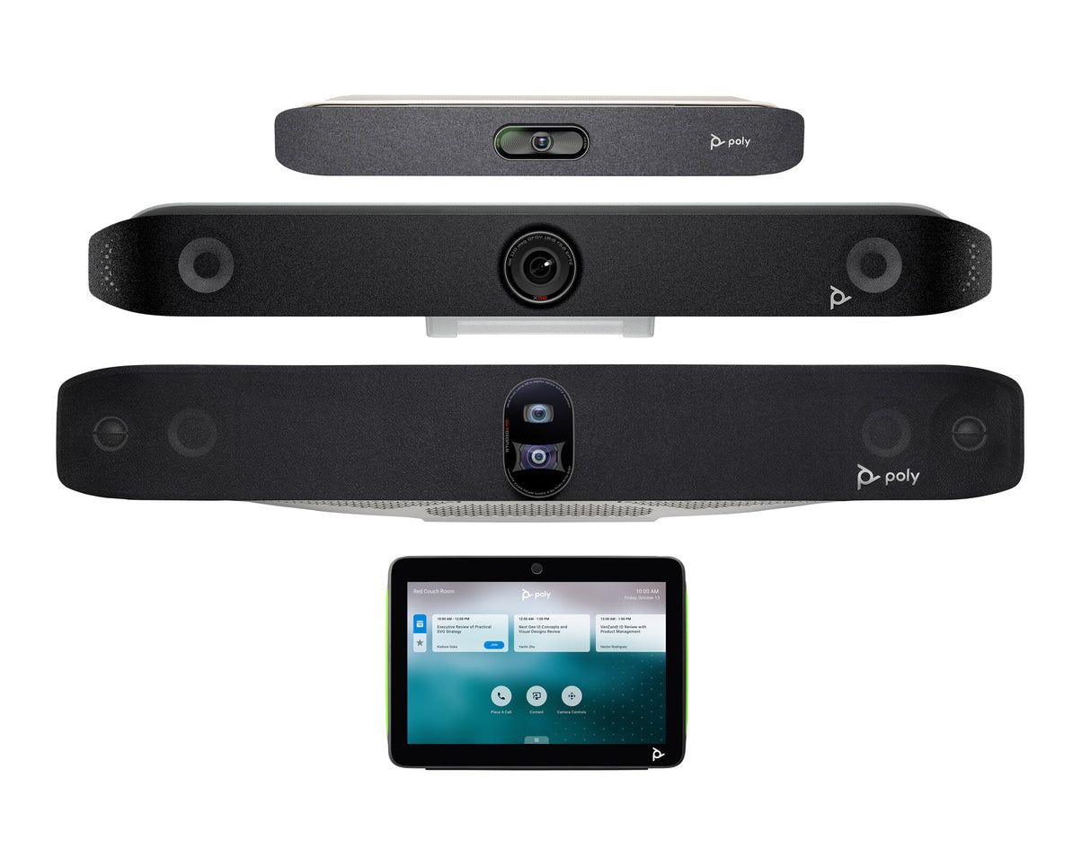 HP Poly Studio X52 All-In-One Video Bar with TC10 Controller Kit No Power Cord GSA/TAA