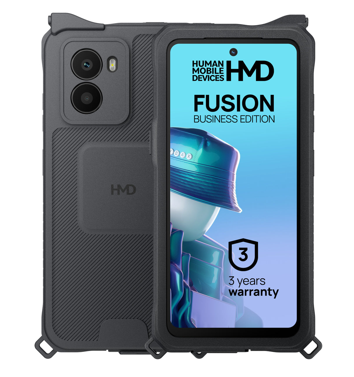 HMD Fusion Business Edition - 5G, 8GB/256GB, 6,56", 108MP/50MP, 5.000 mAh, Noir