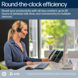 HP Poly Voyager 4320-M Microsoft Teams Certified Headset +BT700 dongle +Charging Stand